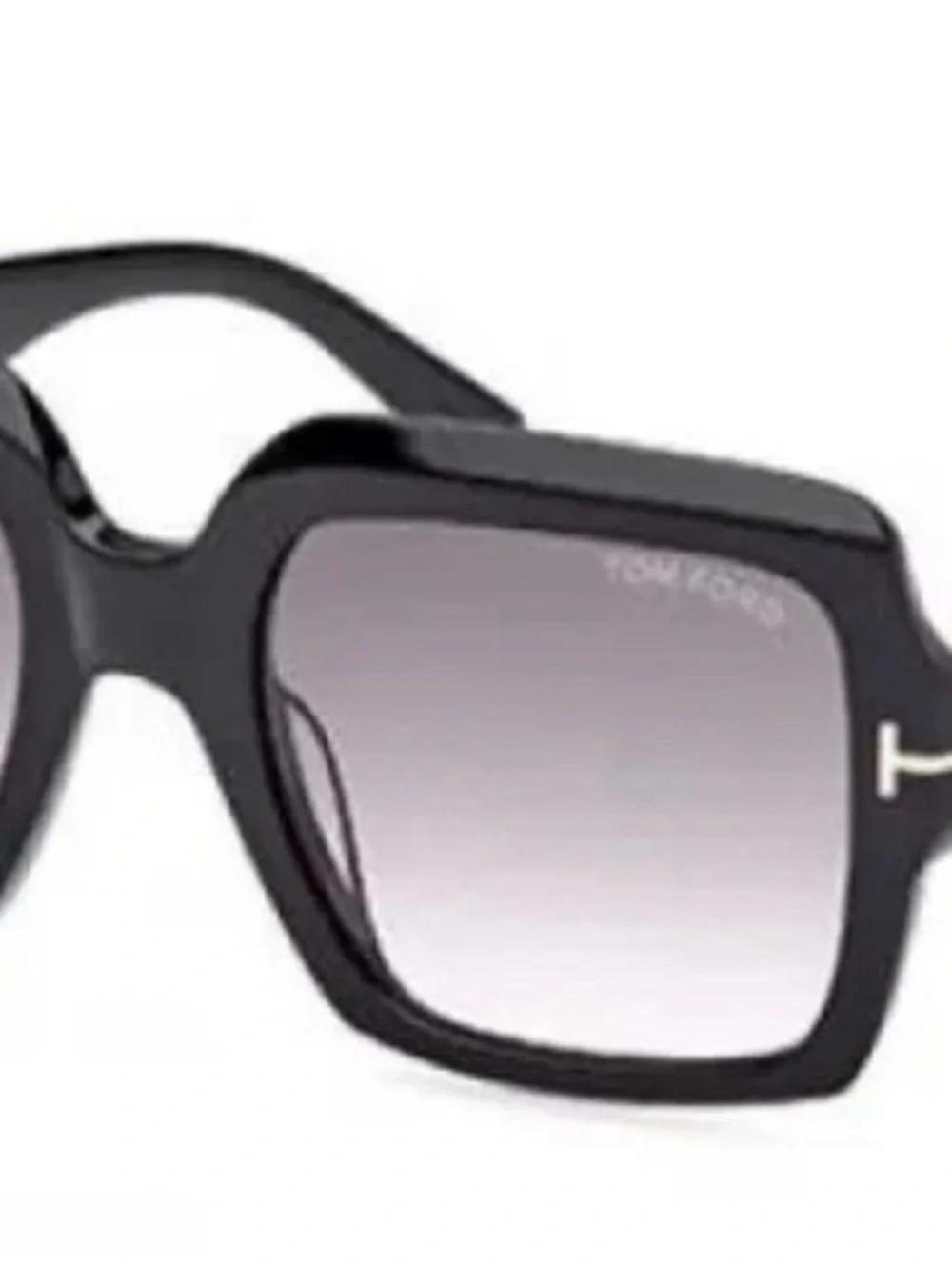 Tom Ford Gradient Brown Square Lens Sunglasses